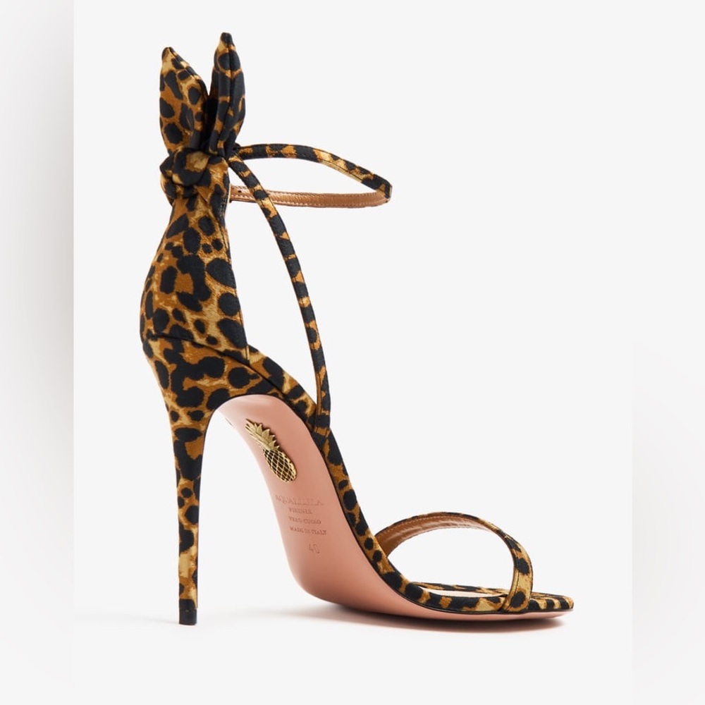 Like new AQUAZZURA Bow Tie 105 sandals $895 38 - Picture 2 of 10